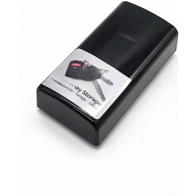 Resim Geeksen Araç Altı Manyetik Anahtar Kutusu - Gizli Saklama, Çekirdekli Tutma, Kayıp Engelleme Ve Parça Depolama Siyah 