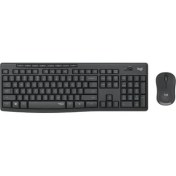 Resim Logıtech MK295 Q Tr Siyah Kablosuz Klavye+Mouse Set 