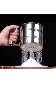 Resim Kitchen Design Lab Silikon Ölçülü Çok Amaçlı Hamur Açma Matı 45 CM x 65 CM Çelik Un Eleği ve Çelik Hamur Kesici 