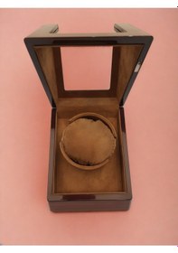 Resim Otomatik Saat Kurma Kutusu, Watch Winder Piano Brown Tekli 