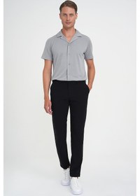 Resim Efor Comfort Fit Beli Lastikli Esnek Siyah Spor Pantolon P 1189 Siyah 