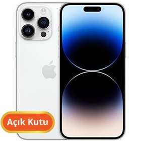 Resim Apple iPhone 14 Pro YD Sıfır  Açık Kutu | 128 GB Gümüş 