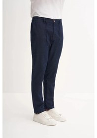 Resim Cazador Jogger Denim Pantolon Beli Bağcıklı Düz Paça 812 Mavi 