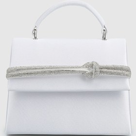 Resim Beyaz Kadın Abiye Çanta 