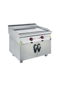 Resim Karacasan Endüstriyel 900 Seri 80 Cm Dolaplı Lpg Tüplü Düz Pleyt Izgara 