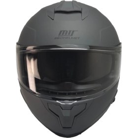 Resim Motoanl Motosiklet Kaskı Full Face Double Güneş Vizörlü ECE 22.06R Motor Kask Matt Grey 