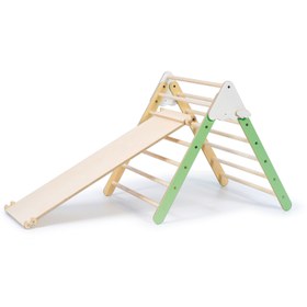 Resim Foldable Mountain Climbing Triangle with Ramp, Painted-Pastel - Triangle Only 
