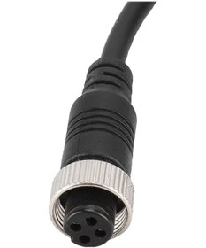 Resim Vkemall 4 Çekirdekli Uçlu Hava Kablosu Erkek+dişi 20cm - Ses-video Sinyal Aktarımı İçin Dayanıklı Pvc Ve Saf Bakır Tabanlı Konvertör Kablosu 