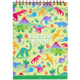 Resim Ooly Sketch & Show Dik Duran Telli Resim Defteri - Daring Dino - Desenli 