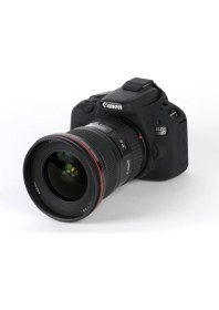 Resim EasyCover Canon 100D Silikon Kılıf ECC100DB (Siyah) 