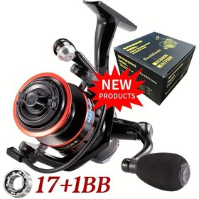 Resim 1 Adet Yeni HJ Balık Makarası Metal Bobinli EVA Saplı Baitcasting Tekerlek, Yuvarlanma Oranı Çoklu Tatlı ve Deniz Suyu 