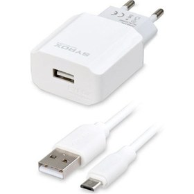 Resim (Yeni) Syrox J47 Micro Usb Girişli 2.6 Amper Şarj Aleti 