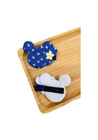 Resim Minnie Kot Desenli Kız Çocuk Toka St07022 Mavi 