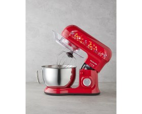 Resim Kırmızı 5,5 L Hamur Yoğurma Makinesi, Dayanıklı ve Verimli Kullanım 