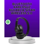 Resim Techno Stock Kablolu & Kablosuz Kullanım Seçeneği Sunan Stereo Bluetooth Kulaklık 