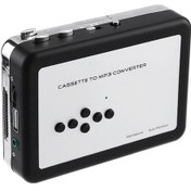 Resim Usb Kaset Çalar İle Mp3 Dönüştürücü: Taşınabilir, Otomatik Sarımlı, Hoparlör Ve Kulaklık Bağlantılı 10" 