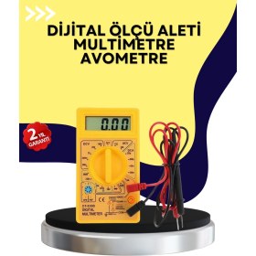 Resim Çok Fonksiyonlu Dijital Multimetre Elektrik Test Cihazı 