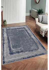 Resim Rovigo Home Dijital Baskı Yıkanabilir Kaymaz Taban Salon Halısı Ve Yolluk Rvg0834-fnl44 Mavi 