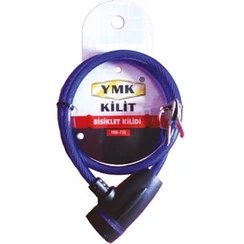 Resim Yuma Ymk Eko Çelik Halatlı, Izoleli Bisiklet Kilidi - 8mm, 65 cm 