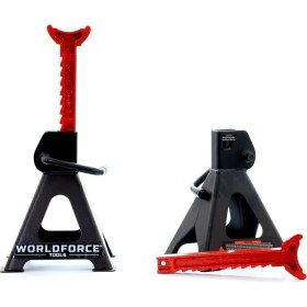 Resim Worldforce 2 Ton Kriko Standı Araç Sehpası 2'li Set Araç Altı Sehpa Seti 