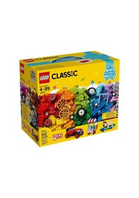 Resim LEGO Classic 10715 Tekerlekli Yapım Parçaları 442 Parça 