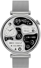 Resim Spovan Papillon Iris AMOLED Ekran Nabız Uyku Takibi Sesli Görüşme Akıllı Saat 