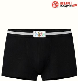 Resim Yıldız Çamaşır Yıldız Premium Seri Erkek Çocuk Ekstra Esnek Likralı Rahat Terletmez Pamuklu Lastik Kemerli Boxer 