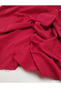 Resim Kırmızı Renkte Krep Kumaş En: 140 Cm-10146 10 