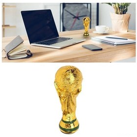 Resim Yaozixa 13cm Somun Reçine Dünya Kupası Modeli Futbol Taraftar Hatıra Ödülü Masa Dekorasyonu 