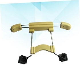 Resim Ciieeo Araba Koltuğu Başlığına Takılan Mini Kıyafet Askısı Bej Dayanıklı Abs Malzeme ile Takım ve Montlar İçin Taşınabilir Organizer 