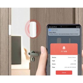 Resim Genel Markalar Akıllı Alarm Akıllı Sesli Wifi Destekli Kapı Pencere Çekmece Alarm Sensörü 