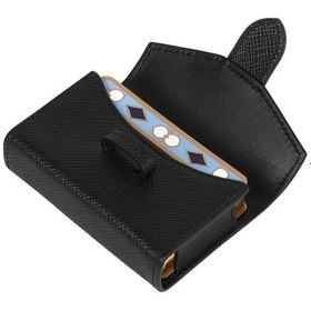 Resim Smythson Tek Oyun Kartı Kılıfı Siyah 