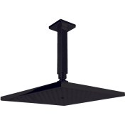 Resim Newarc Ankastre Duş Başlığı Abs Corner Tavandan Ayarlı Duş Başlığı Siyah 250X250 mm 