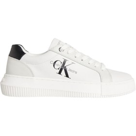 Resim Calvin Klein Kadın Beyaz Kadın Spor Ayakkabı YW0YW008230LC Beyaz 