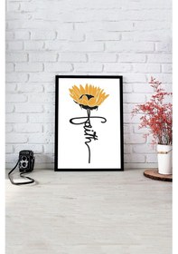 Resim Notpa Tek Tablo Çerçeve Görünümlü Ahşap Duvar Tablosu A4 21 X 29.7 Ser 