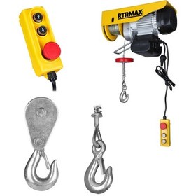 Resim Elektrikli Vinç Rtrmax 1900w 600/1200kg Bakır Sargı 