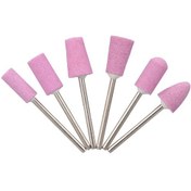 Resim 12 Adet Kuvars Tırnak Matkap Uçları Seti Tırnak Dosyası Matkap Yedek Uçları Manikür Tırnak Sanatı Araçları 