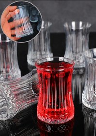 Resim Elysia 42901 Çay Bardağı 12 Adet Şeffaf 