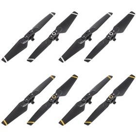 Resim Djı Spark Rc Drone İçin 4 Çift Fpv Drone Pvc Katlanabilir Pervane 