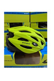 Resim Zozo Bisiklet Kaskı Mat Neon Yeşil L Beden 