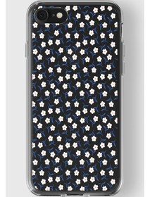 Resim Elorakılıf Iphone 6/6s Uyumlu Çiçek Tasarımlı Şeffaf Kılıf 