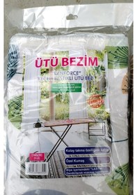 Resim Ütübezim Lastikli Isıya Dayanıklı Keçe Ütü Msası Kılıfı 140x50 Renkli 