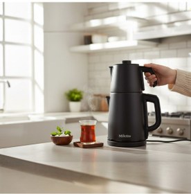 Resim Miletto MT20S 1.7 L Gizli Rezistanslı Otomatik Çay Makinesi 