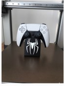 Resim Ps5/ps4/xbox Uyumlu Oyun Temalı Controller Tutucu - The Last Of Us, Elden Ring, Spiderman Özel Seri Spiderman Siyah 