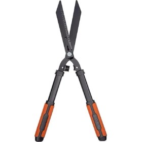 Resim Black+Decker Çit Makası - Dişli Çelik Bıçak - 61 cm - Siyah/turuncu 