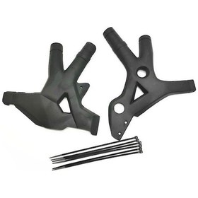 Resim Honmex Bmw F800gs/f700gs/f650gs Twin 2008-2018 İçin Siyah Plastik Çerçeve Yan Panel Koruması - Aşınma Ve Kirlilikten Koruma 