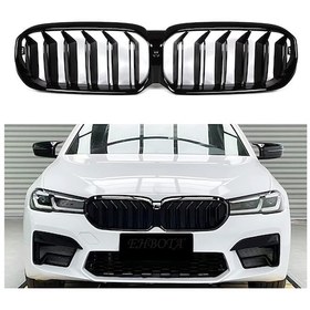 Resim Bmw G30 Lci M5 Ön Panjur Piano Black 2020 Sonrası 51138080591 