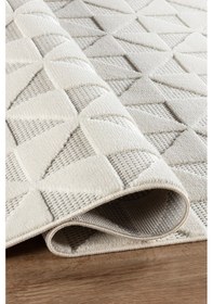 Resim Kaşmir Halı İskandinav Ruben Salon Mutfak Halısı Yolluk Krem 