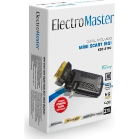 Resim Electromaster Scart Uydu Alıcısı Tkgs'Li Uydudan Kanal Güncelleme 