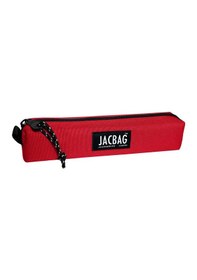 Resim Jacbag Prizma Jac Tek Bölmeli Kırmızı Kız Çocuk Kalemlik Çok Renkli 